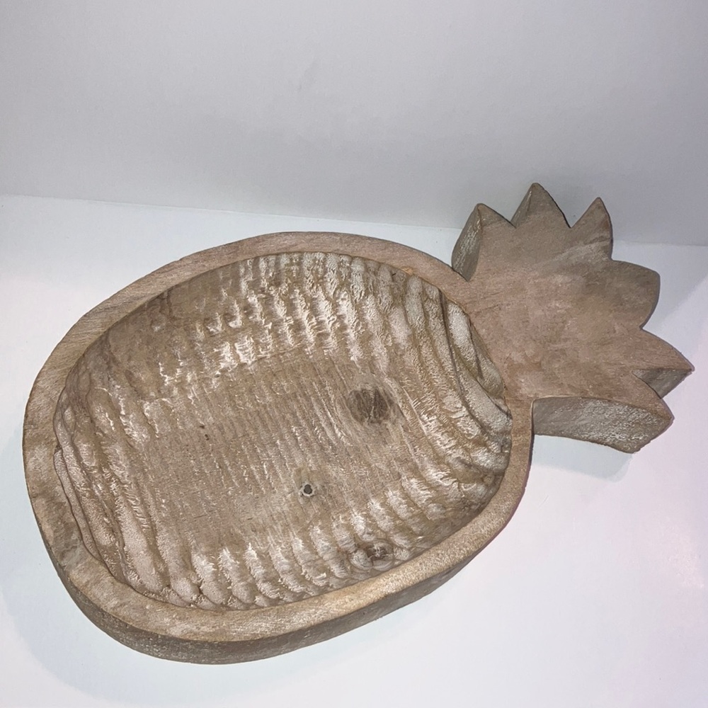 Wooden‎ Pineapple Shaped Bowl